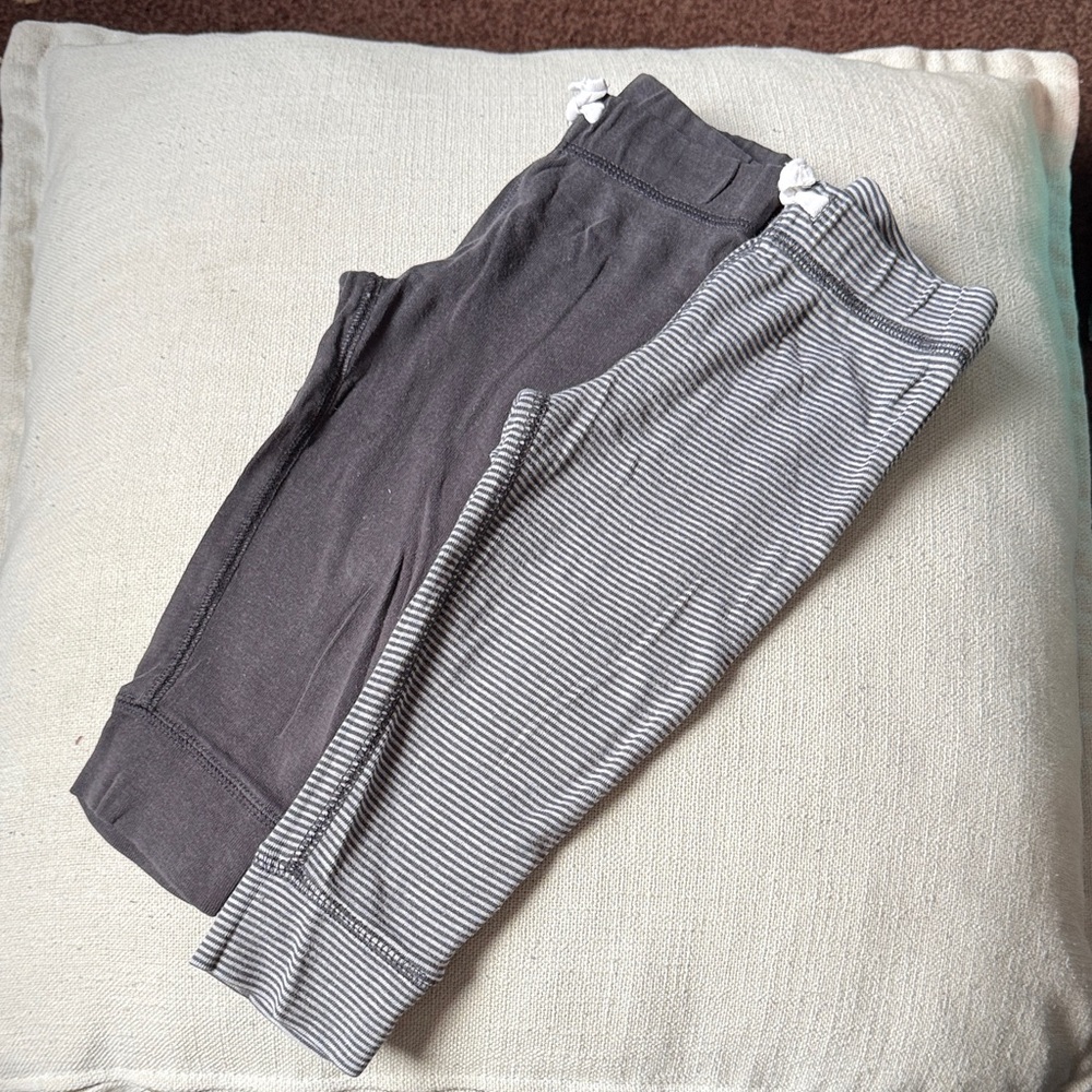 2 Kids' Charcoal and Striped underpants